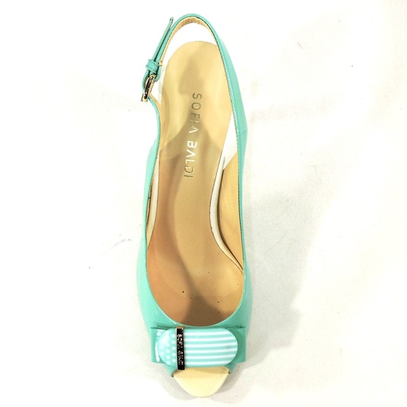 SOFIA BALDI 🇮🇹 PATENT LEATHER SUMMER SANDALS - Picture 5 of 7